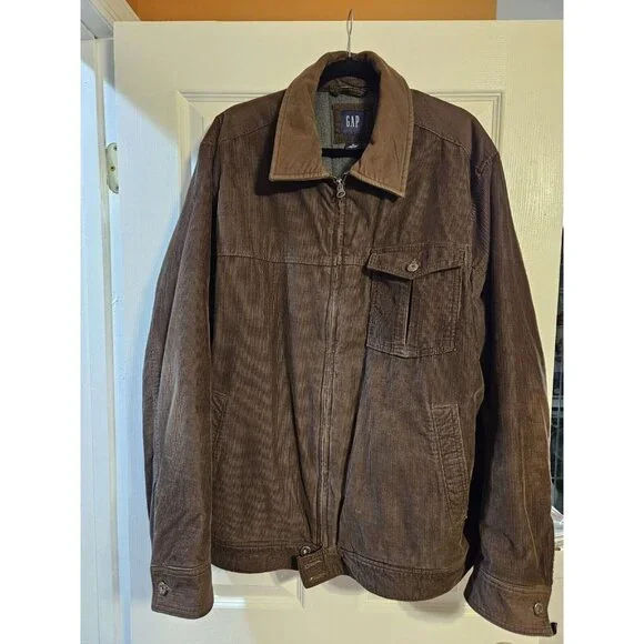GAP Jackets Coats Gap Mens Brown Icon Corduroy Jacket Size